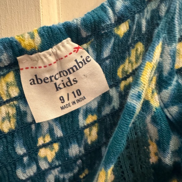 Abercrombie Kids Blue and Yellow Floral Dress - Picture 3 of 3